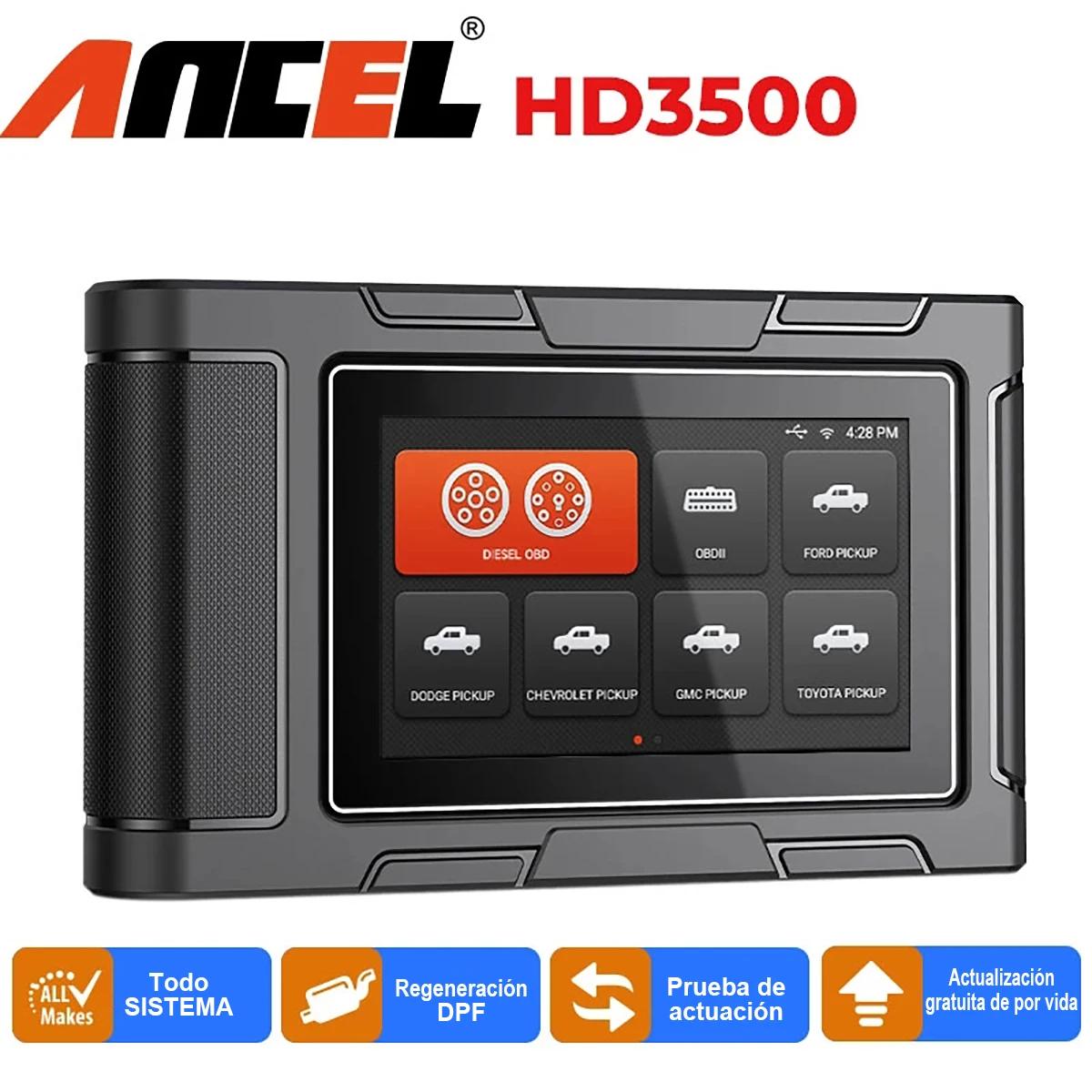 ANCEL HD3500 Ⱦ  Ʈ OBD2 ĳ, GMC, , Ÿ, ȥ, ֻ, OBD Ʈ  , Ȱ ׽Ʈ  ý
